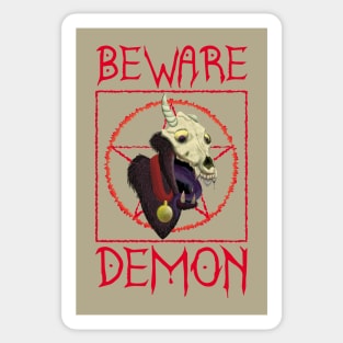 Beware The Demon owl In The House Dis Ney King Sticker